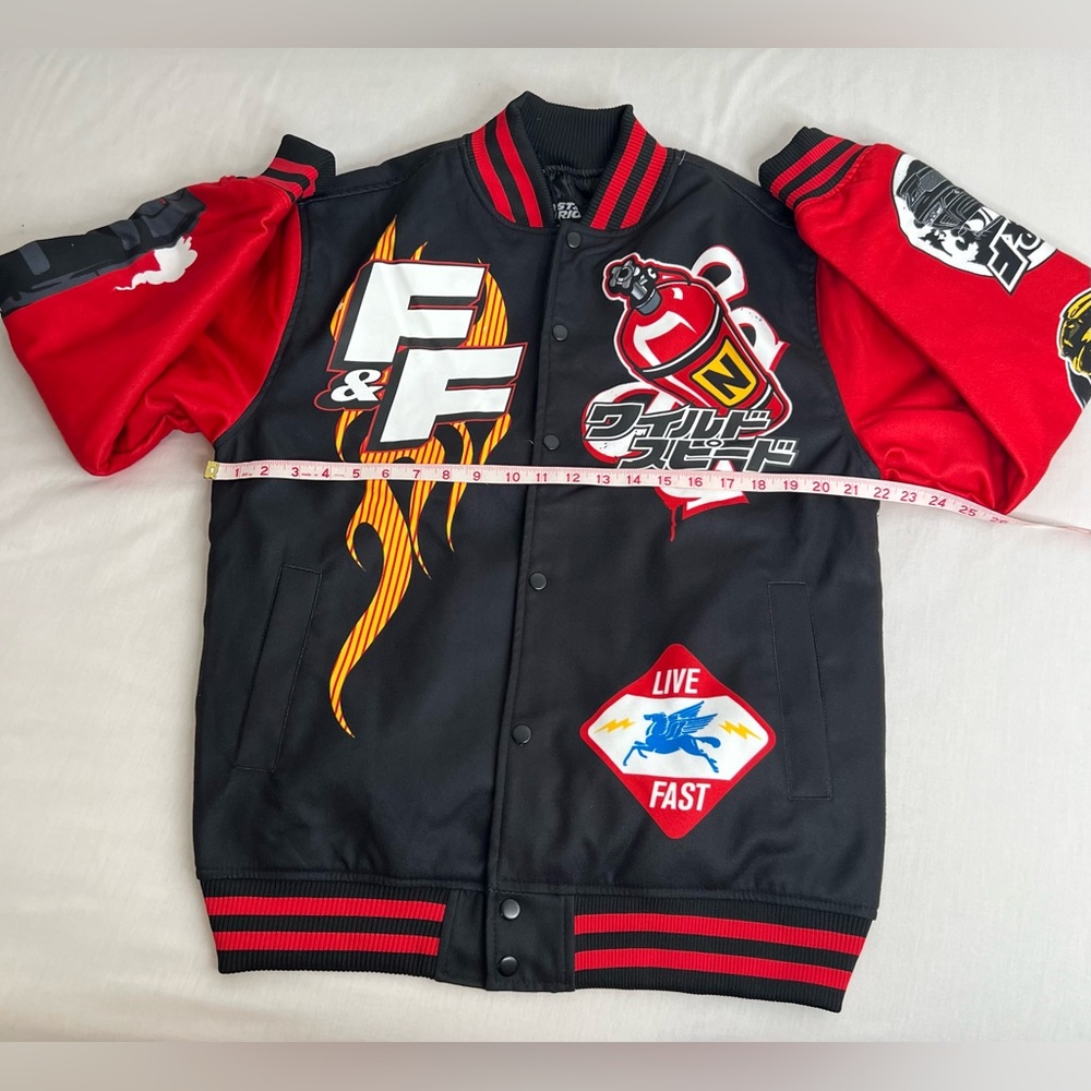 Fast And The Furious  Letterman Wool Mens Jacket Size Large New - Picture 7 of 11